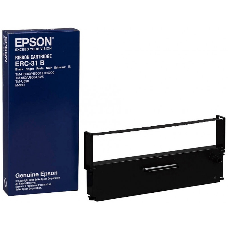 Epson Ruban ERC-31B Noir TM-U590 / 930 / 950 / TM-H5000