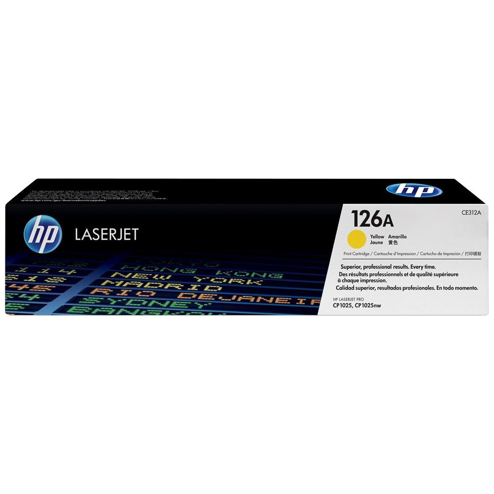 HP 126A CARTOUCHE DE TONER 1 PIÈCE(S) ORIGINAL JAUNE
