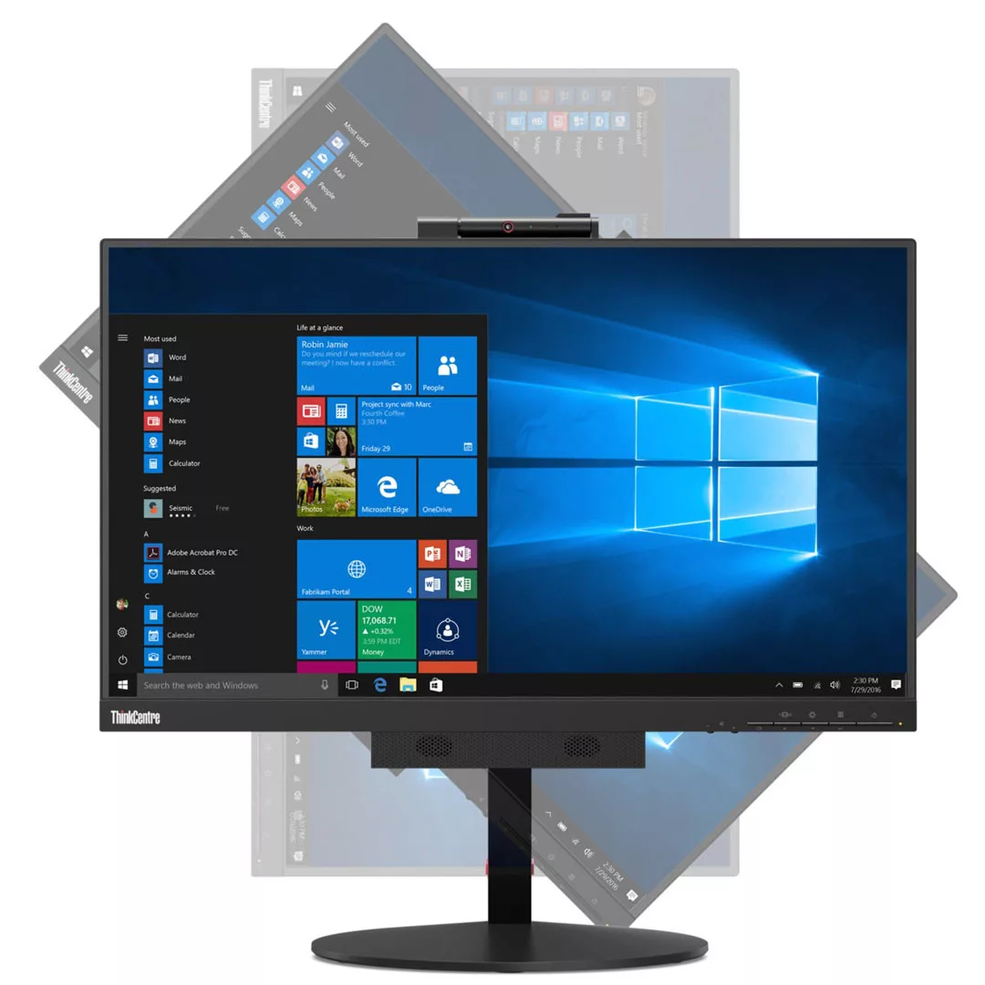 Puissant PC de Bureau Compact pour une Productivité Maximale - Lenovo ThinkCentre Tiny-in-One M710q