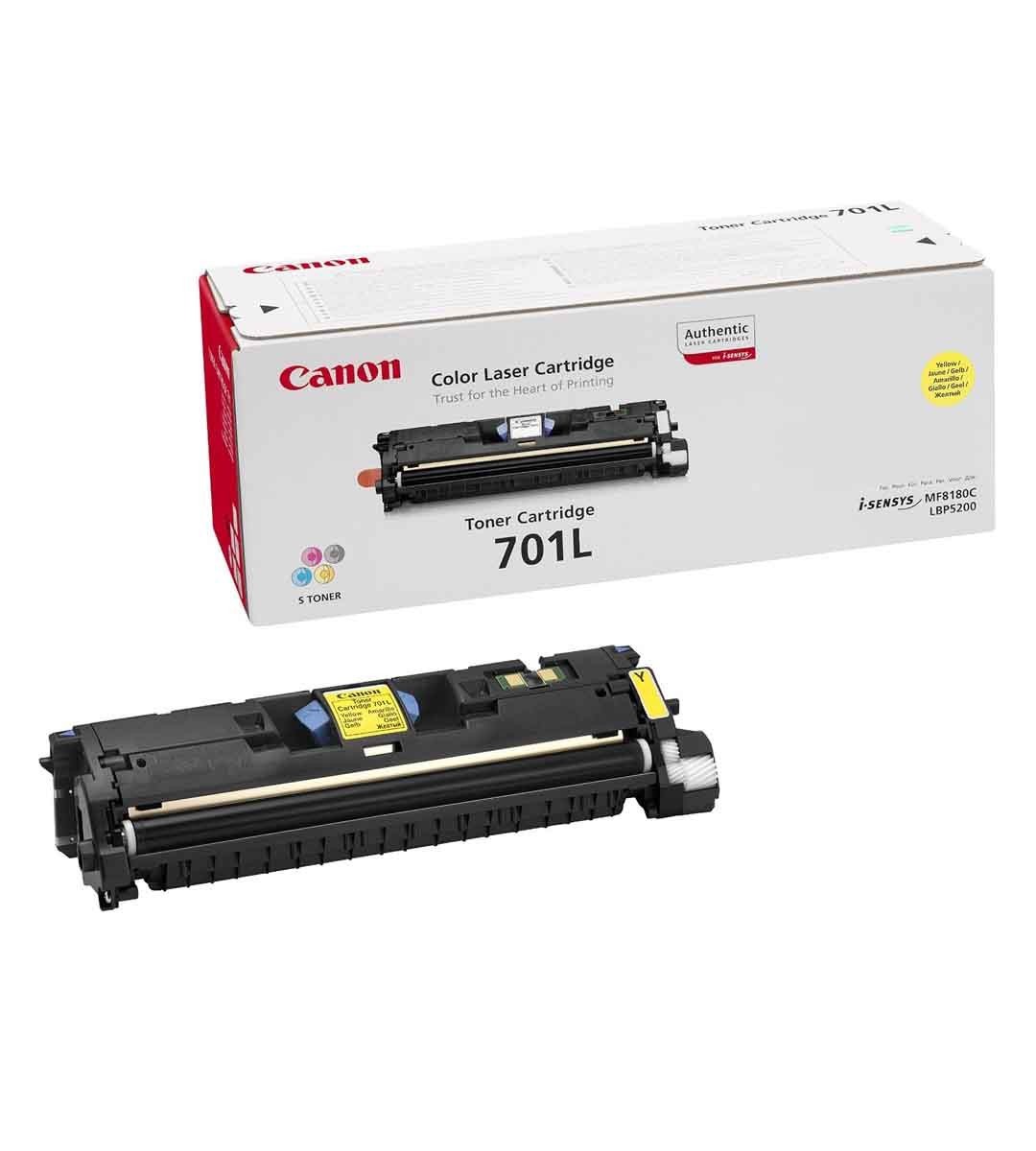 CANON 701L TONER ORIGINAL JAUNE