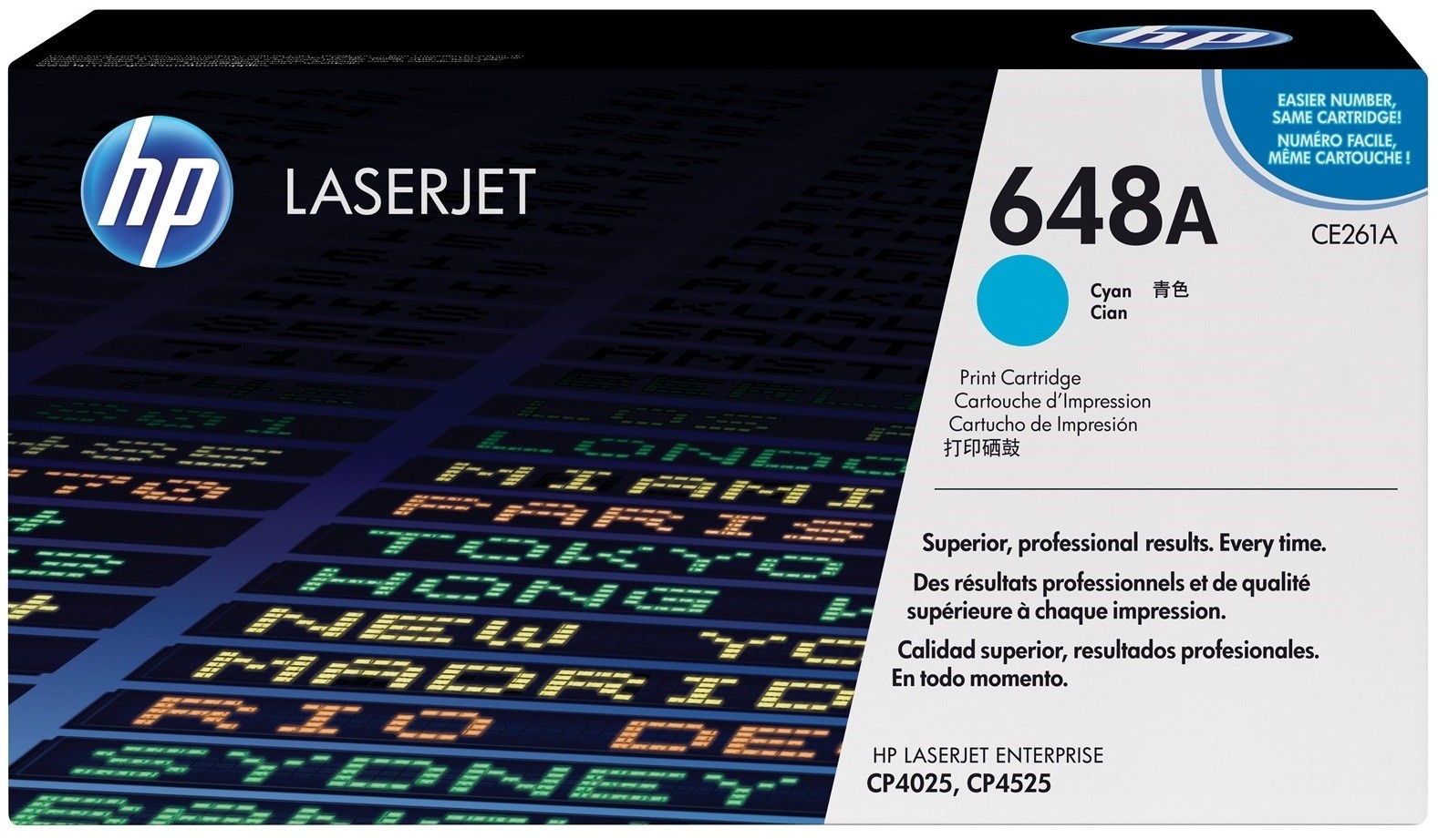 HP 648A Cyan  - Toner HP LaserJet d'origine