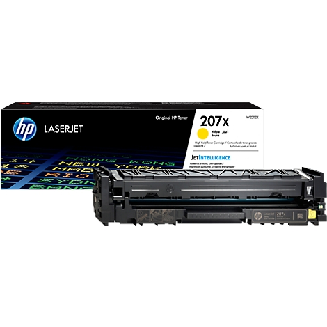 HP 207X TONER ORIGINAL JAUNE