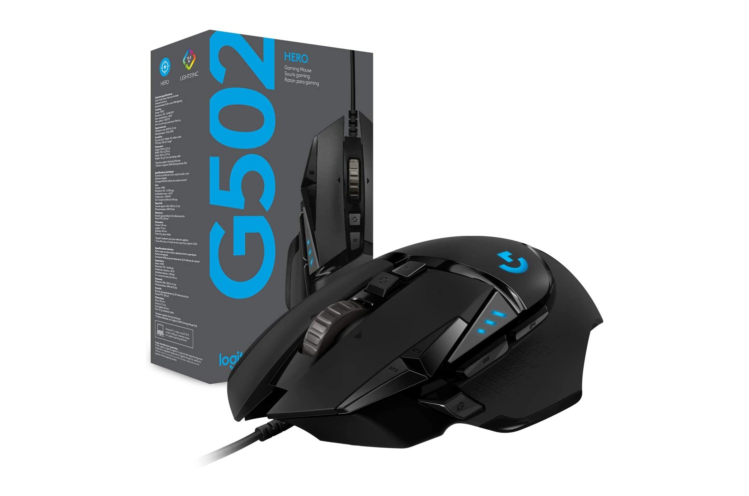 Souris de jeu filaire LOGITECH G502 HERO - USB
