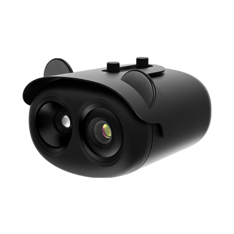 Caméra réseau de mesure de température corporelle de ZKTeco pour système avancé de vidéosurveillance