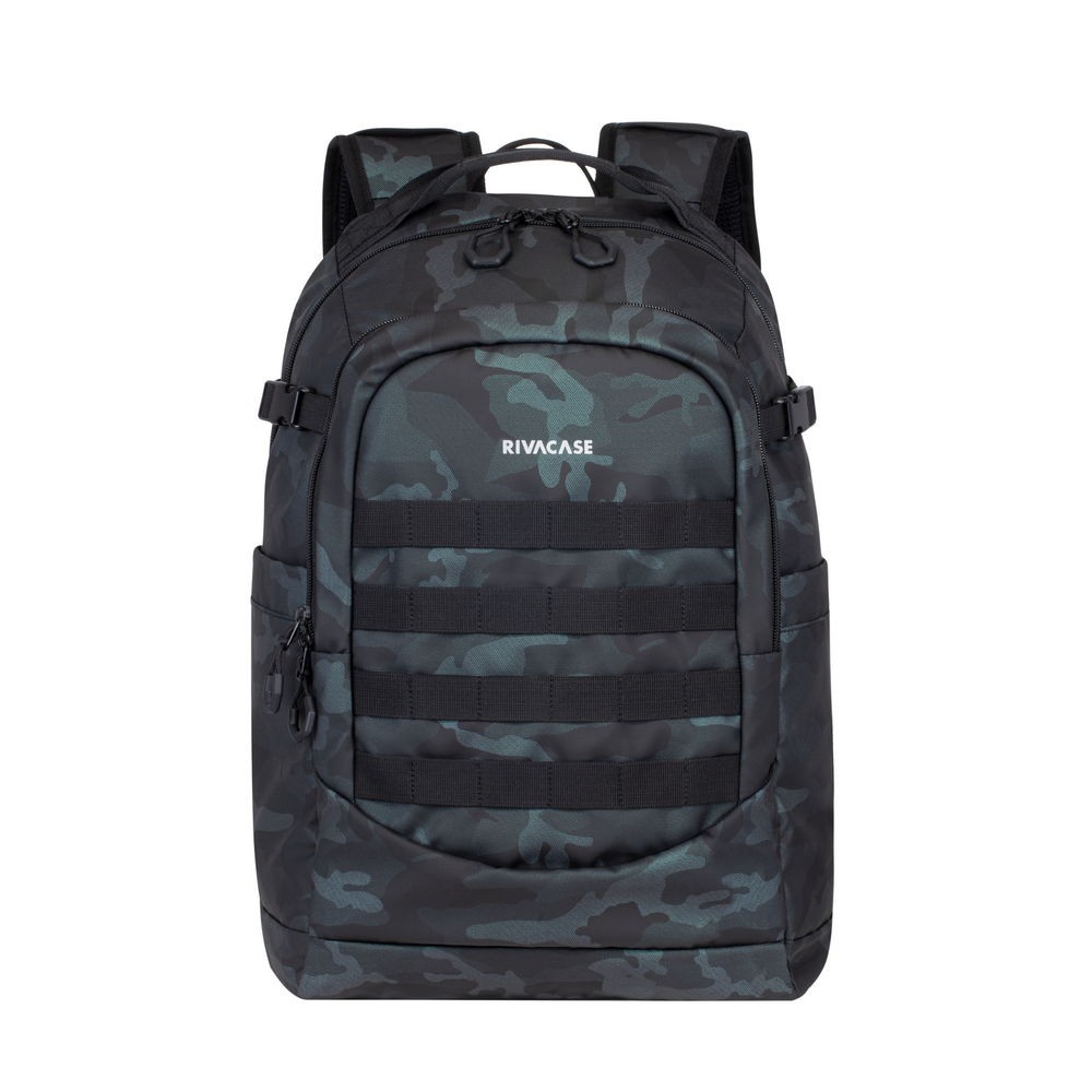 RIVACASE navy camo Le sac à dos urbain, 28 litres