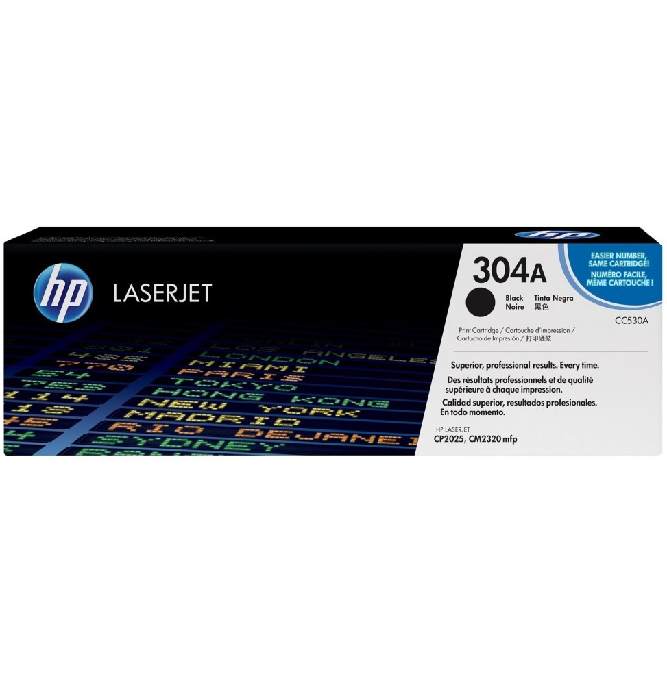 HP 304A Noir  - Toner HP LaserJet d'origine