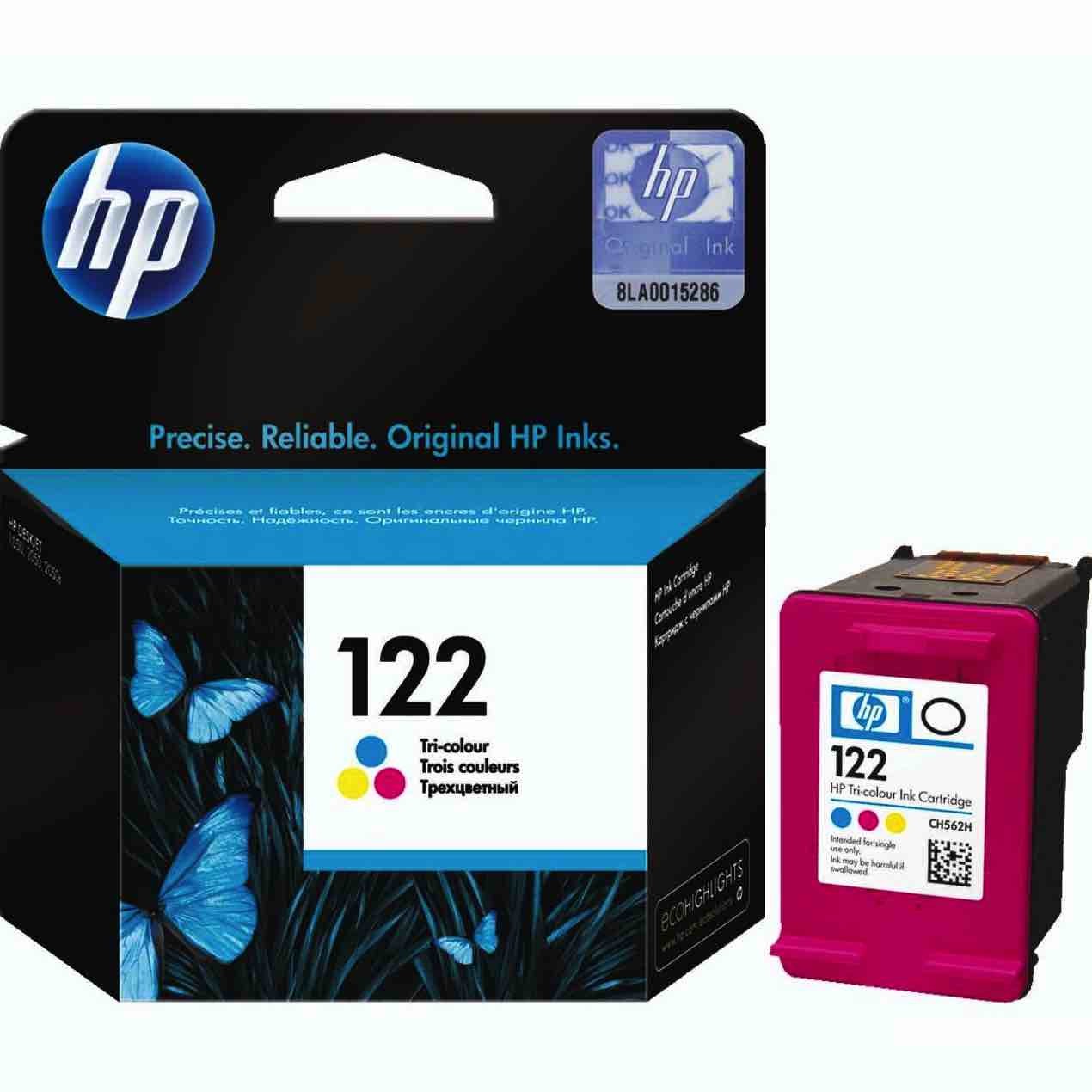 HP 122 trois couleurs - Cartouche d'encre HP d'origine