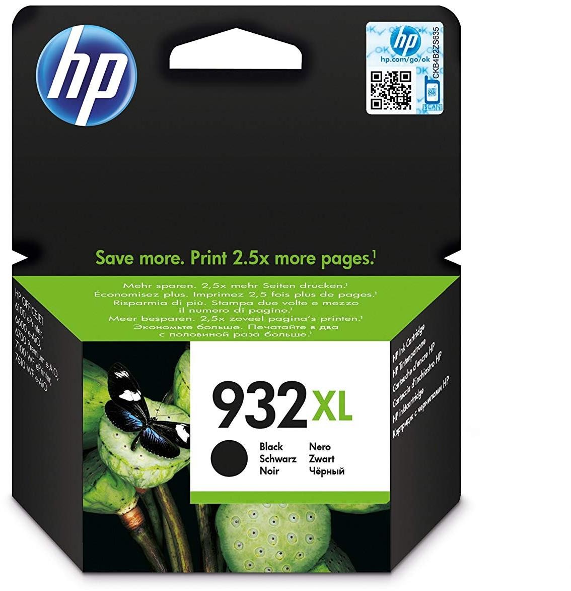HP 932XL Noir - Cartouche d'encre grande capacité HP d'origine