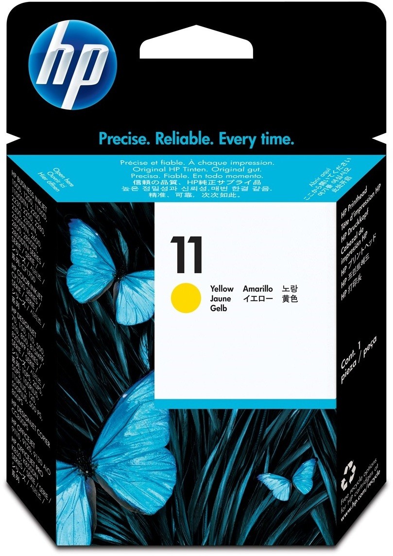 Tête d'impression jaune HP 11