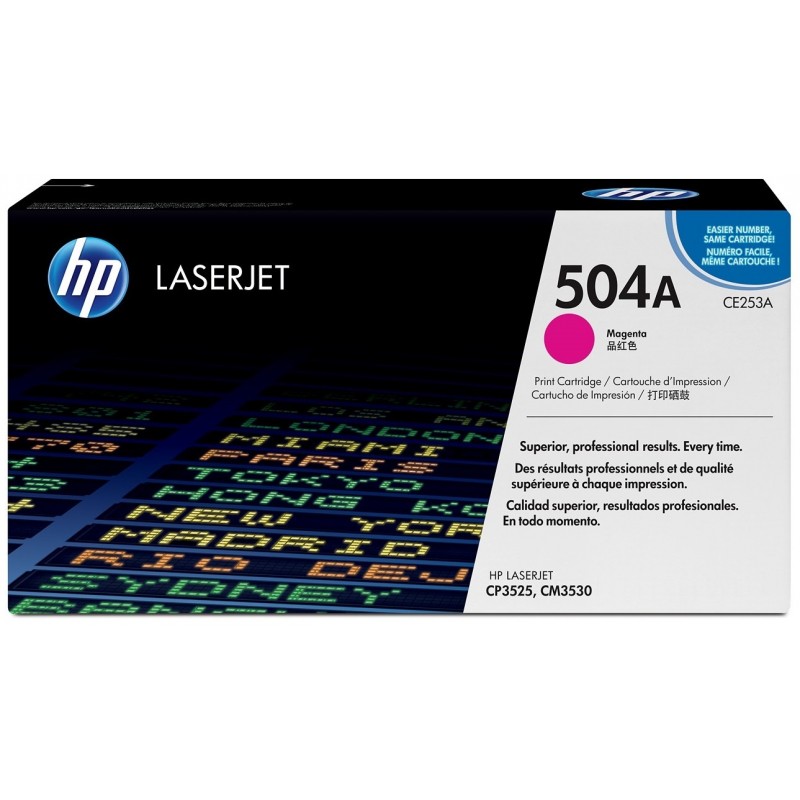 HP 504A Magenta - Toner HP LaserJet d'origine