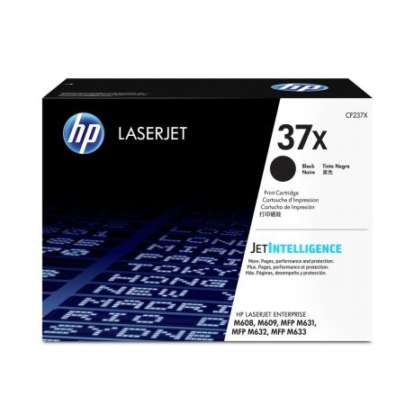 HP 37X Noir - Toner HP LaserJet d'origine à grande capacité