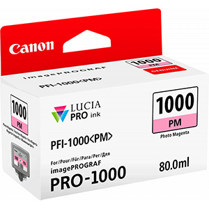 Canon PFI-1000PM Magenta photo - Cartouche d'encre Canon d'origine