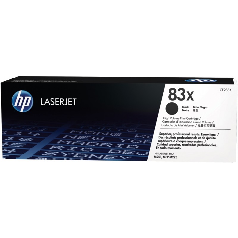 HP 83X Noir  - Toner grande capacité HP LaserJet d'origine