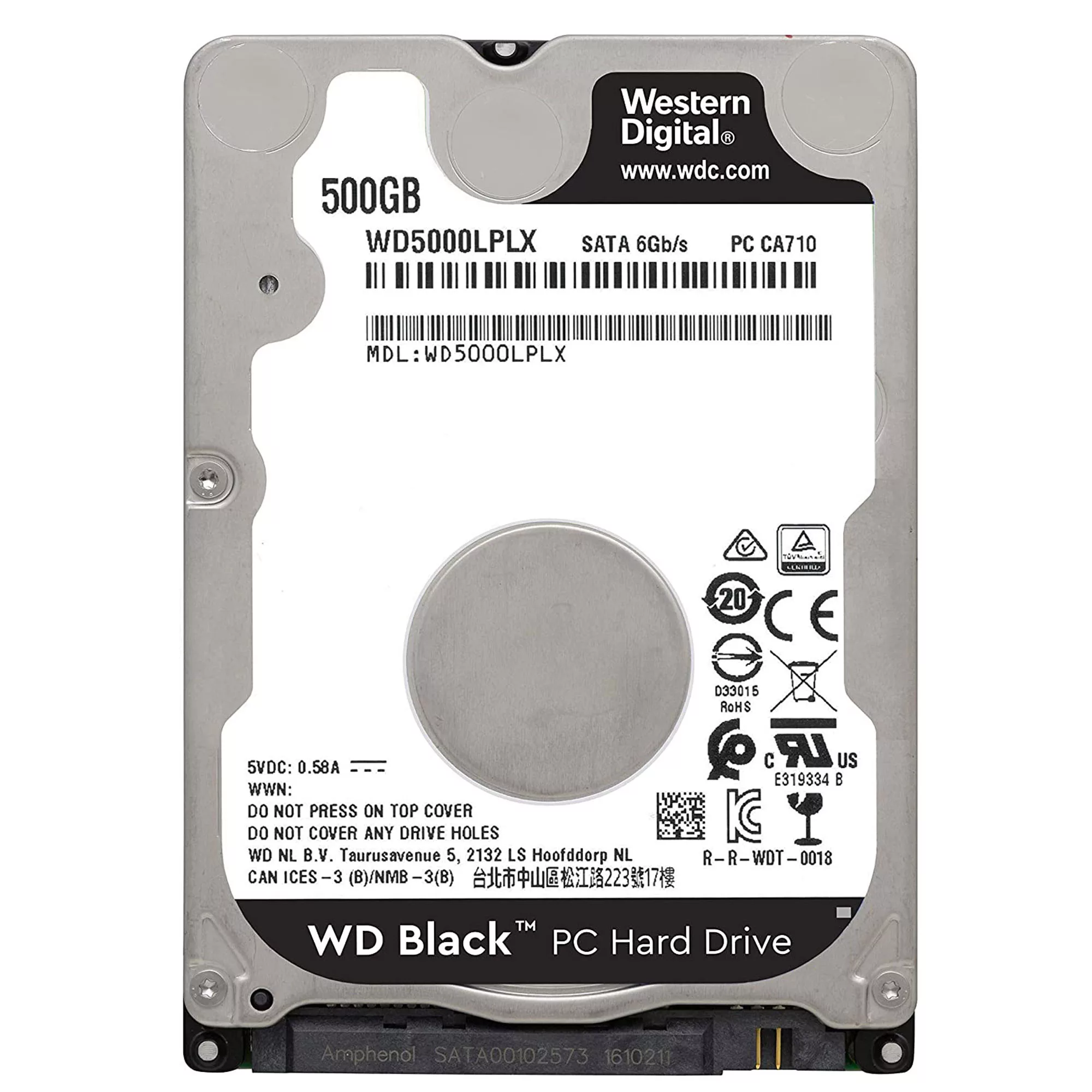 Western Digital Black Mobile 500Go