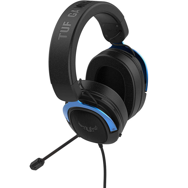 Casque Asus TUF Gaming H3 Bleu - Confort et performance audio pour les joueurs exigeants