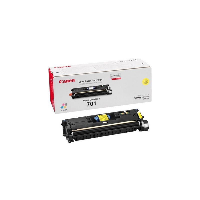 CANON 701 TONER ORIGINAL JAUNE
