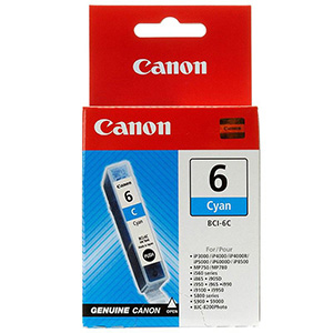CANON BCI-6C CARTOUCHE D'ENCRE ORIGINAL CYAN