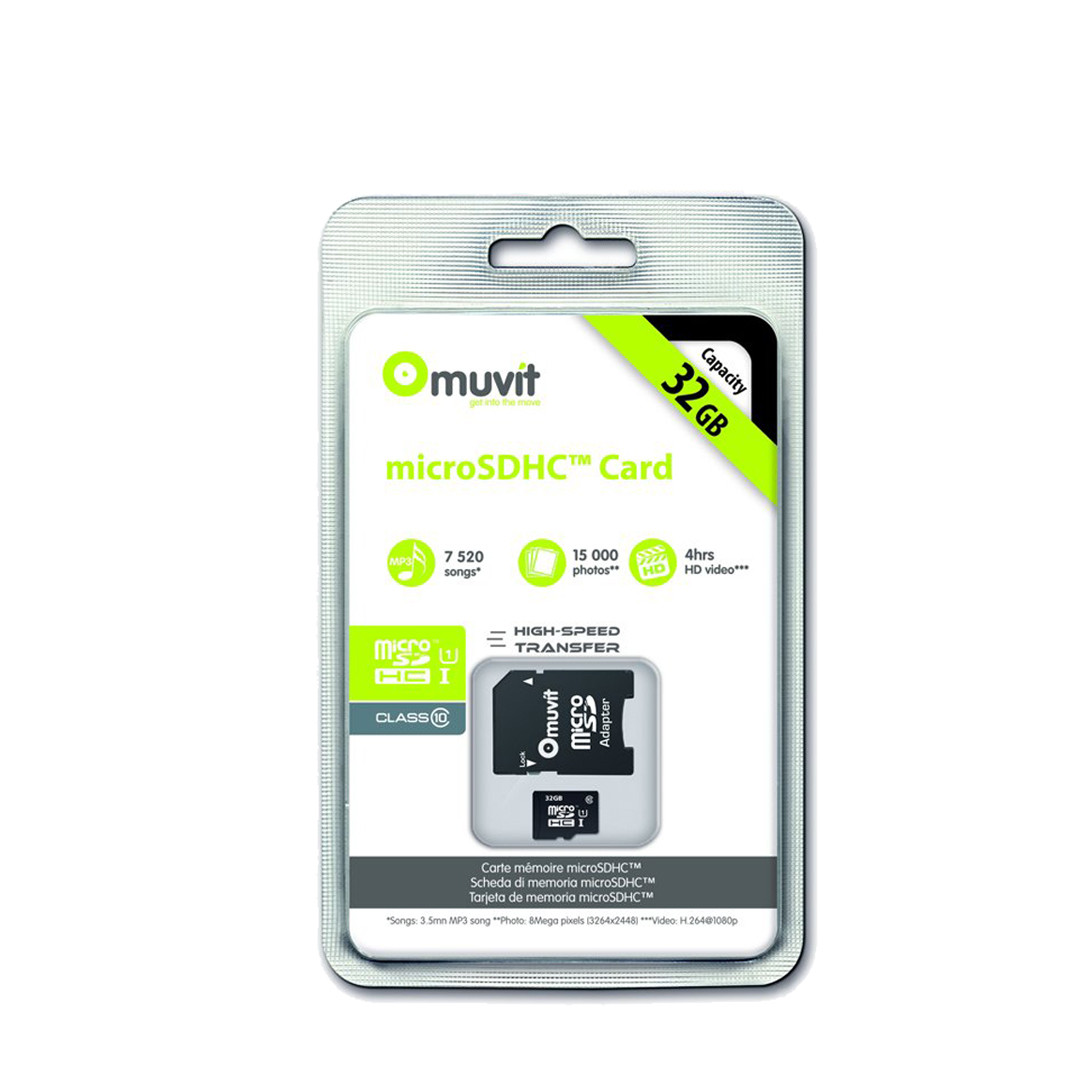 Muvit MSD-C1032 – Carte Mémoire 32GB