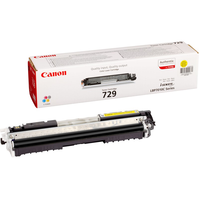 Canon 729 Jaune - Toner Canon d'origine
