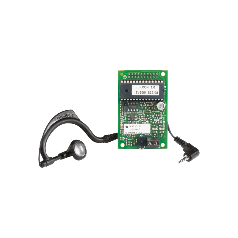 Carte de synthèse vocale connectable à la centrale sur connecteur prévu à cet eff et (casque fourni)