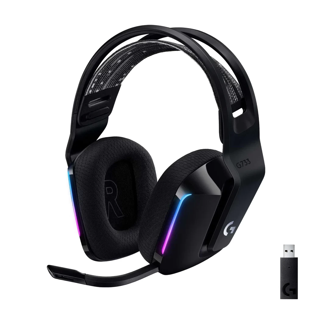 Casque de jeu sans fil RGB LOGITECH G733 LIGHTSPEED