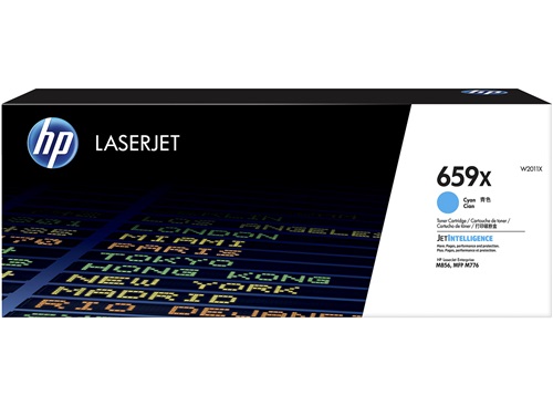 HP 659X - cyan - original - LaserJet - cartouche de toner