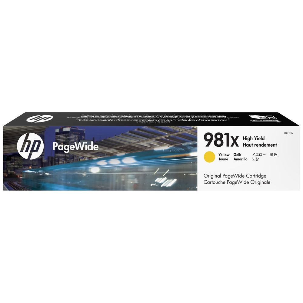 HP 981X Jaune - Cartouche PageWide grande capacité HP d'origine