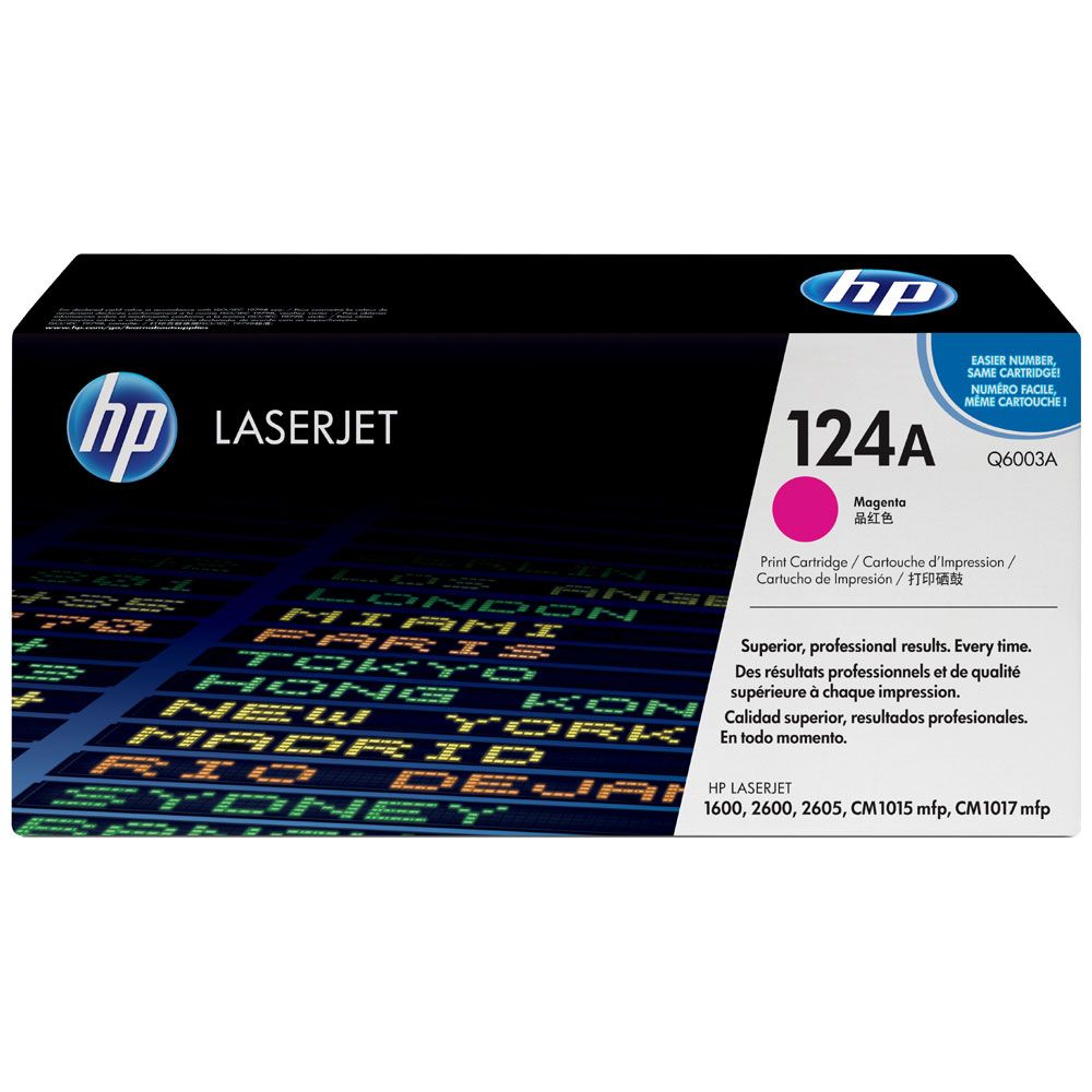 HP 124A Magenta - Toner HP LaserJet d'origine