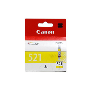 CANON CLI-521Y CARTOUCHE D'ENCRE ORIGINAL JAUNE