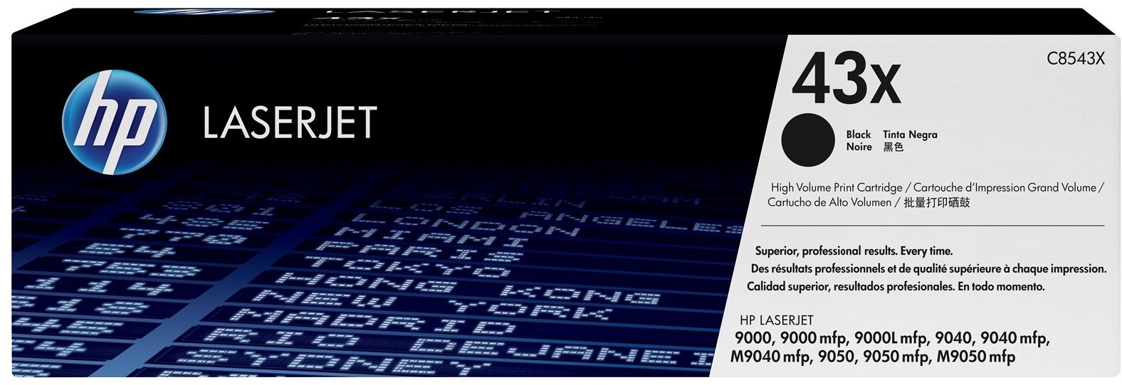 HP 43X Noir  - Toner grande capacité HP LaserJet d'origine