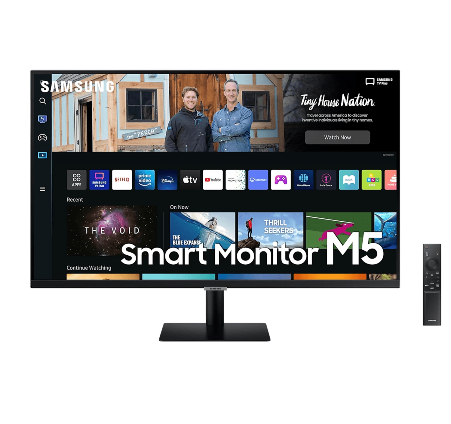 Écran Samsung plat 27 " avec expérience Smart TV pour une expérience visuelle confortable