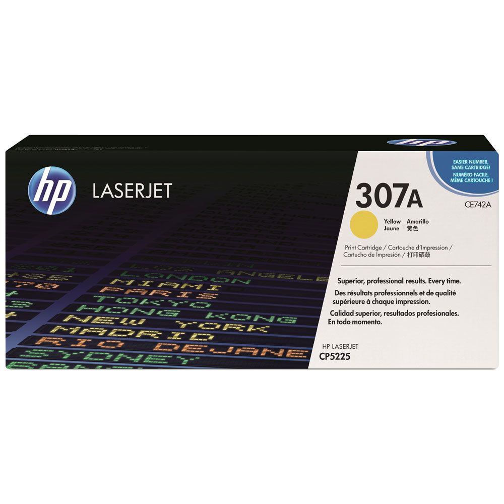HP 307A Jaune  - Toner HP LaserJet d'origine