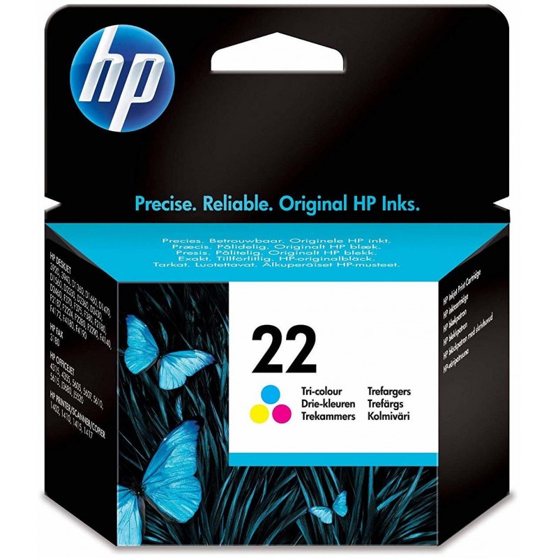 HP 22 trois couleurs - Cartouche d'encre HP d'origine