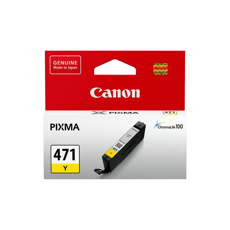 CANON CLI-471 CARTOUCHE D'ENCRE ORIGINAL JAUNE
