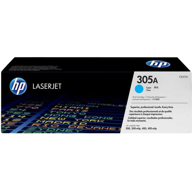 HP 305A Cyan  - Toner HP LaserJet d'origine