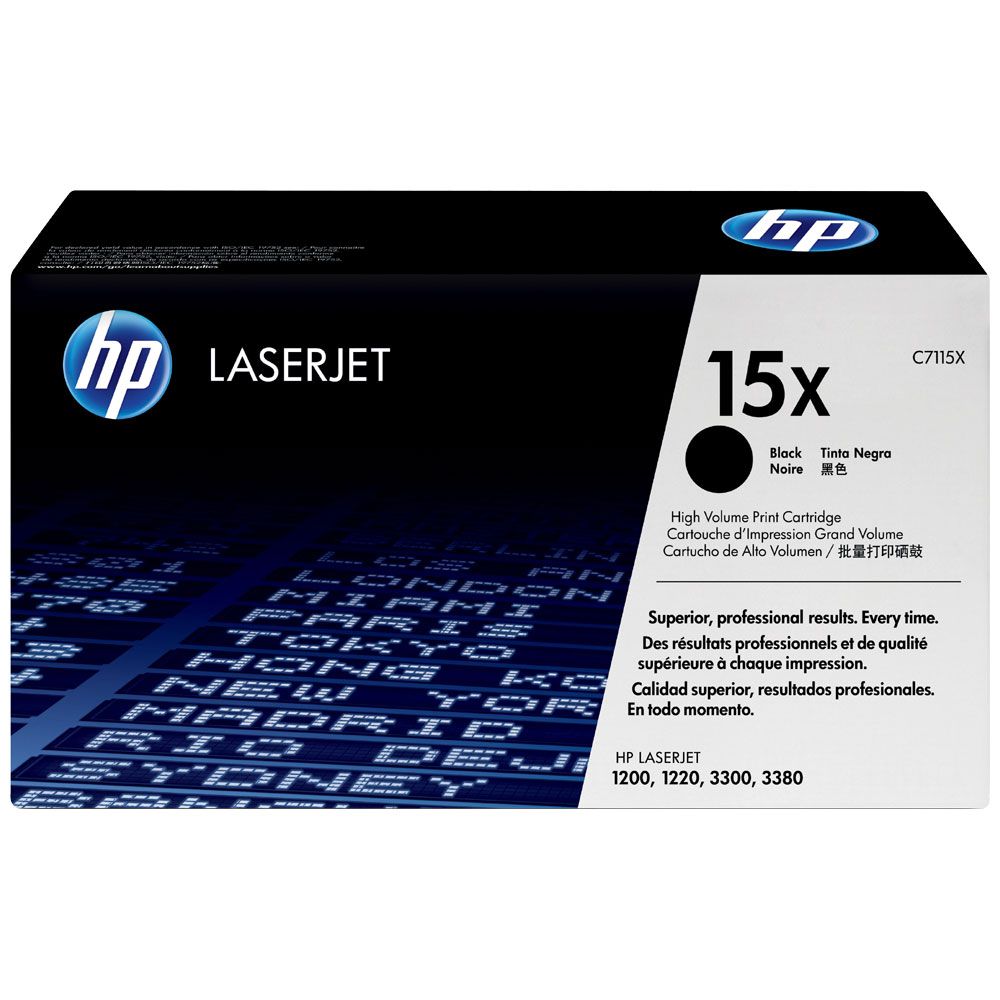 HP 15X Noir  - Toner grande capacité HP LaserJet d'origine